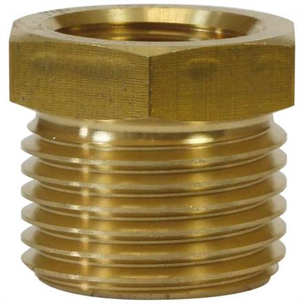 Reduzierung 3/4"IG : 1"AG Messing 150 bar 150 °C Länge: 23 mm