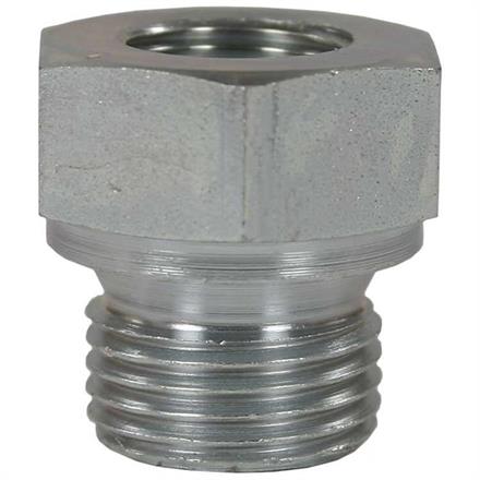 Reduzierung 3/8"IG : 3/4"AG Stahl verzinkt 250 bar Länge: 27 mm