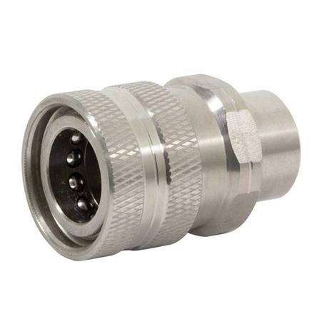 Restposten ST-3100 250 bar 3/8"IG Kupplung Edelstahl Vulkanisiert.
