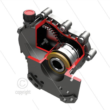 RGB18 - Getriebe - 2.19:1 - bis 13 kW - Welle Motor 1"