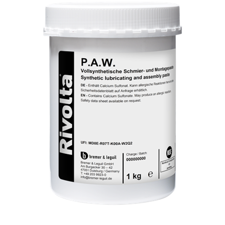 Rivolta P.A.W. Vollsynthetische Schmierpaste 1KG Dose