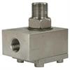 RM 1/4"IG : 3/8"AG Edelstahl 600 bar R+M Winkeldrehgelenk