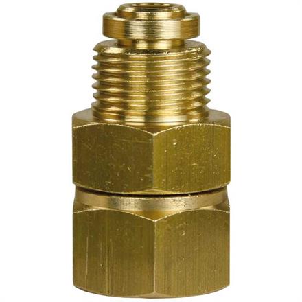 RM 1/4"IG : 3/8"AG Messing 220 bar Drehgelenk