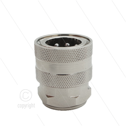 RMS250 - Kupplung - Messing - 250 Bar - max 90°C - passend zu Nilfisk-Alto - 3/8" IG