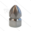 Rohrreinigungsdüse - 0.085 - 3x nach hinten - Edelstahl - SW22 - 3/8" IG