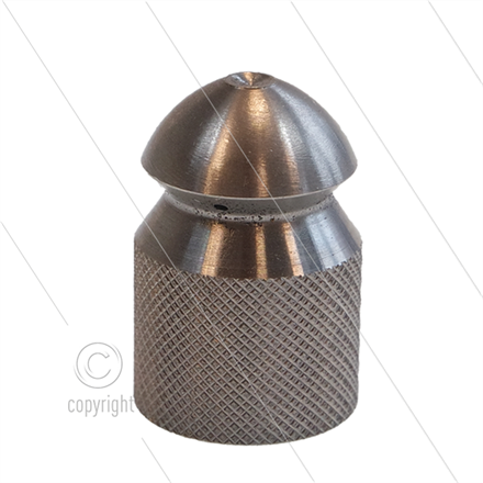 Rohrreinigungsdüse - 0.100 - 4x nach hinten - Edelstahl - 1/4" IG