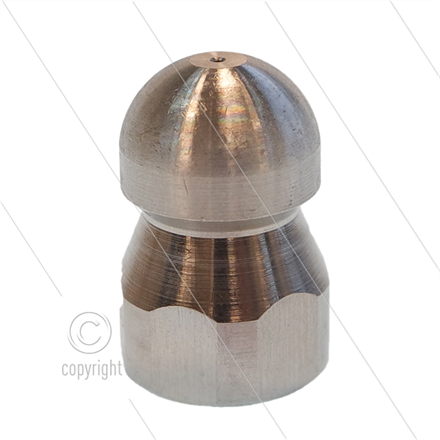 Rohrreinigungsdüse - 0.120 - 3 x 1.20 + 1 x 1.00 - Edelstahl