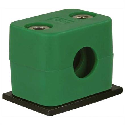 Rohrschelle 16 mm, Anschweißplatte Edelstahl