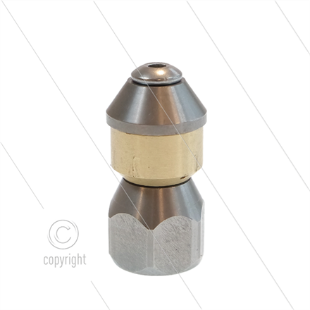 Rotierende Kanaldüse - 0.120 - 3 x 1.20 - Ø19mm - 1/4" IG