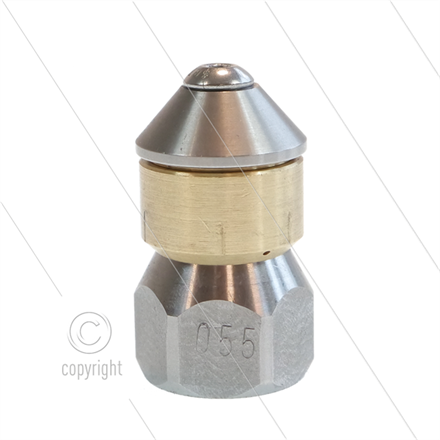 rotierende Kanaldüse 3/8" IG - 3x0,95h - .055