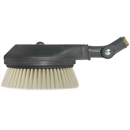 Rotierende Waschbürste Perlon mit Gelenk 1/4"IG