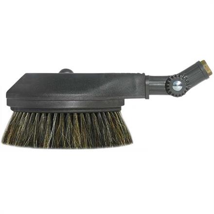 Rotierende Waschbürste Roßhaar mit Gelenk 1/4"IG