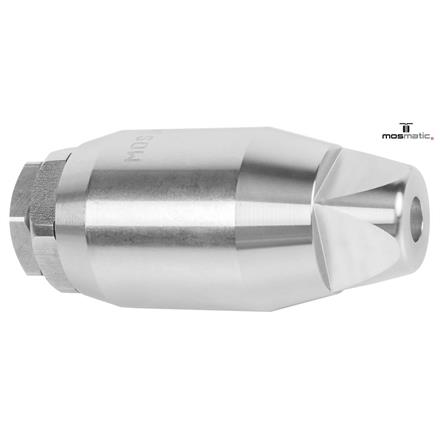 Rotordüse INOX mit Filter "MOSjet - DÜS G1/4"-F 150bar Gr.4.0 Spritzwinkel 24°