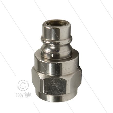 RP-Click - Nippel - Edelstahl (gehärtet) (Snap-Tite) - 250 Bar - Ø12,9mm - max 200°C - 3/8