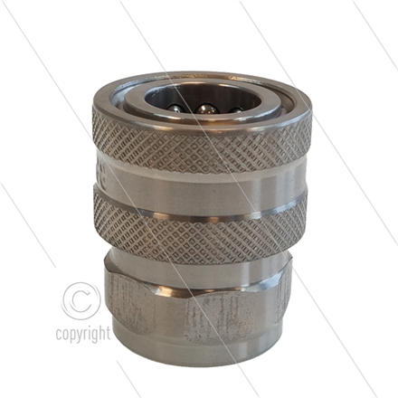 RP-Click - Schnellkupplung (Snap-Tite) -Edelstahl- 250 Bar - Ø15,9mm - max 200°C - 1/2" IG