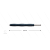 RP10 Lanze - L=330mm - gerade - Edelstahl - Isolierung L=295mm - 400 Bar