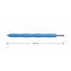 RP10 Lanze - L=430mm - gerade - Edelstahl - blau - Isolierung L=395mm