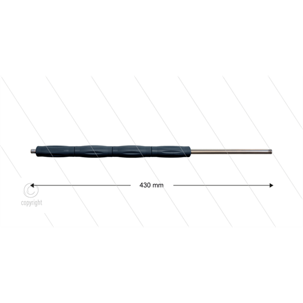 RP10 Lanze - L=430mm - gerade - Edelstahl - Isolierung L=395mm - 400 Bar