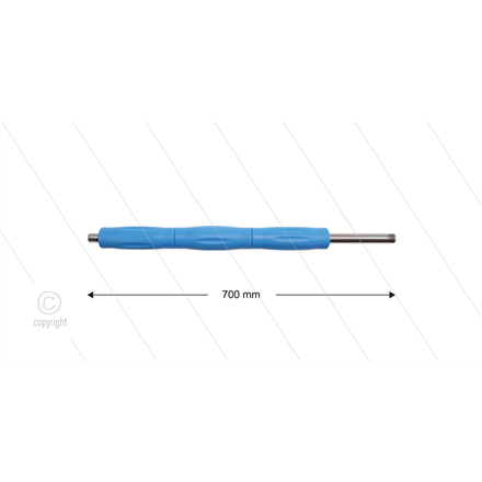 RP10 Lanze - L=700mm - gerade - Edelstahl - blau - Isolierung L=295mm - 400 Bar - max 80°C
