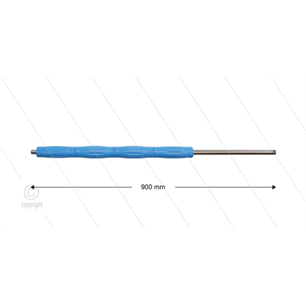 RP10 Lanze - L=900mm - gerade - Edelstahl - blau - Isolierung L=395mm - 400 Bar - max 80°C