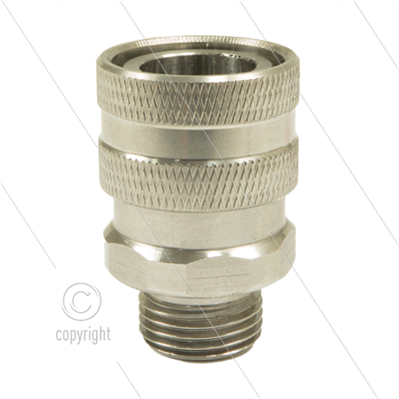 RP3100 - Kupplung - Edelstahl - 250 Bar - max 150°C - 1/4" AG