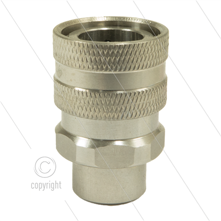 RP3100 - Kupplung - Edelstahl - 250 Bar - max 150°C - 3/8" IG