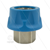 RP3100 - Kupplung - Edelstahl mit Kunststoffring - 250 Bar - max 150°C - 1/2" IG
