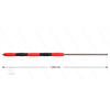 RP50 Lanze - L=1200mm - gerade - VA - Isolierung rot/schwarz L=495mm - 500 Bar - max 80°C
