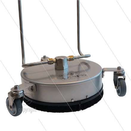 RP69 - Flächenreiniger - VA - Ø350mm - 250 Bar - max 100°C - Anschluss: 1/4" IG - Rotorarm