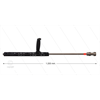 RP72 Schaumlanze - L=120cm - Düse 3,2 - 1/4" AG - roten Markierung - (> 26 l/min)