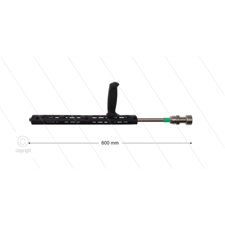 RP72 Schaumlanze - L=60cm - Düse 2,0 - 1/4" AG - grüne Markierung - (< 15 l/min)