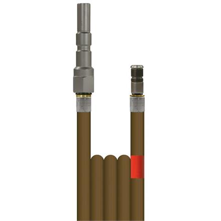 RR-Leitung DN04 300 Bar 10 M. KW-Profi : rot. Düse Bronze