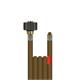 RR-Leitung DN04 300 Bar 10 M. M22x1,5 IG : 1/8"AG Bronze