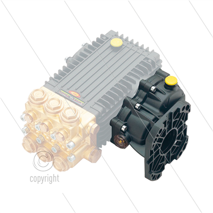 RS500H - Getriebe für Honda Motoren -Pumpserie: 47(VHT) - 59(E3) - 66(VHT-SS) - Welle 1"