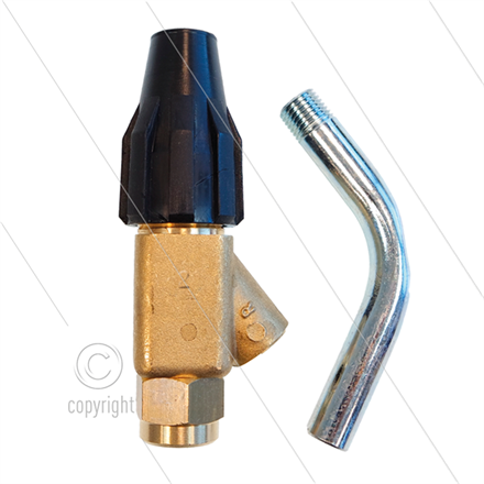 Sandstrahlkopf Inter No.2 - 0.060 - Eingang: 1/4" IG