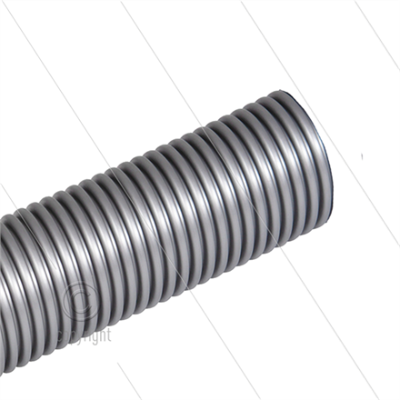 Saugerschlauch - Innen Ø32mm - Außen Ø40mm - silber - Rollenlänge 20 Meter