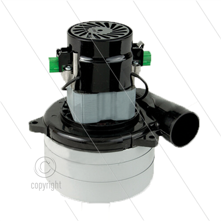 Saugerturbine - 730 W - 36V - Bauart Bypass - mit Abluftrohr - GH=199mm - TBH=92mm - Ø144m