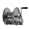 Schauchaufroller manuel VA - 20m - 600 Bar - Schlauch: 3/8" - Anschluss: Eingang 1/2" AG