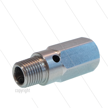 Schauminjector für Waschbürste - Anschluss: 1/4" IG x 1/4" AG - Ø=1,5mm