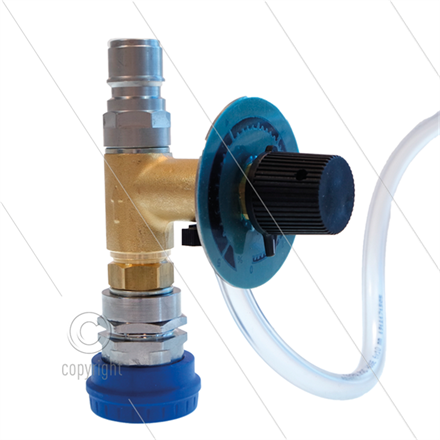 Schauminjektor KEW - max 250 Bar - 15 l/min - 2m Schlauch mit Filter - Einstellbar 0 bis 5
