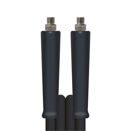 Schlauch 1SN-08 SW 10 M.AGR 1/4" + GKS Schwarz