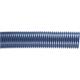 Schlauch 38 mm silber/blau Meterware Max. 30 Meter  Max. Rollenlänge 30 M.