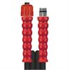 Schlauch NW-10-500 SW 30 M.DKO 24 : AG 24 + GKS Rot Armaturen aus Edelstahl