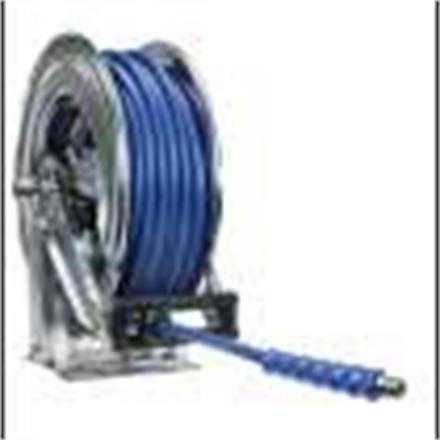 Schlauchaufroller 20 M. 1/2"IG : 1/2"AG Edelstahl Schlauch