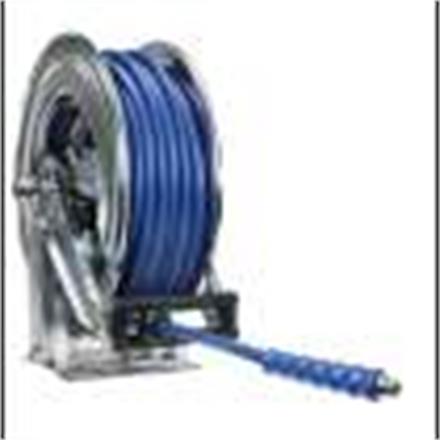 Schlauchaufroller 20 M. 1/2"IG : 3/8"AG Edelstahl Schlauch