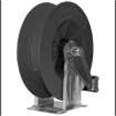 Schlauchaufroller 21 M. DN10 1/2"IG:1/2"IG Edelstahl / Kunstoff schwarz 300 bar