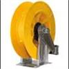 Schlauchaufroller 21 M. DN10 1/2"IG:1/2"IG Edelstahl / Kunststoff gelb 300 bar