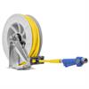 Schlauchaufroller 24 M. 1/2"IG: Pistole. ABS-grau PUReClean365+® NW12 gelb. 60 bar