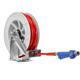 Schlauchaufroller 24 M. 1/2"IG: Pistole. ABS-grau PUReClean365+® NW12 rot. 60 bar