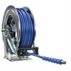 Schlauchaufroller 30 M. 1/2"IG:1/2"AG Edelstahl Schlauch